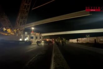 autostrada bucurestiului a0 a fost montata ultima grinda din 5000 cand va fi complet noul inel ocolitor al capitalei 6a747caa5dbd0