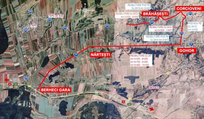 cj galati a semnat contractul de atribuire a lucrarilor de modernizare a axei rutiere dintre berheci si brahasesti in valoare de 111 milioane de lei 6a79faec39829