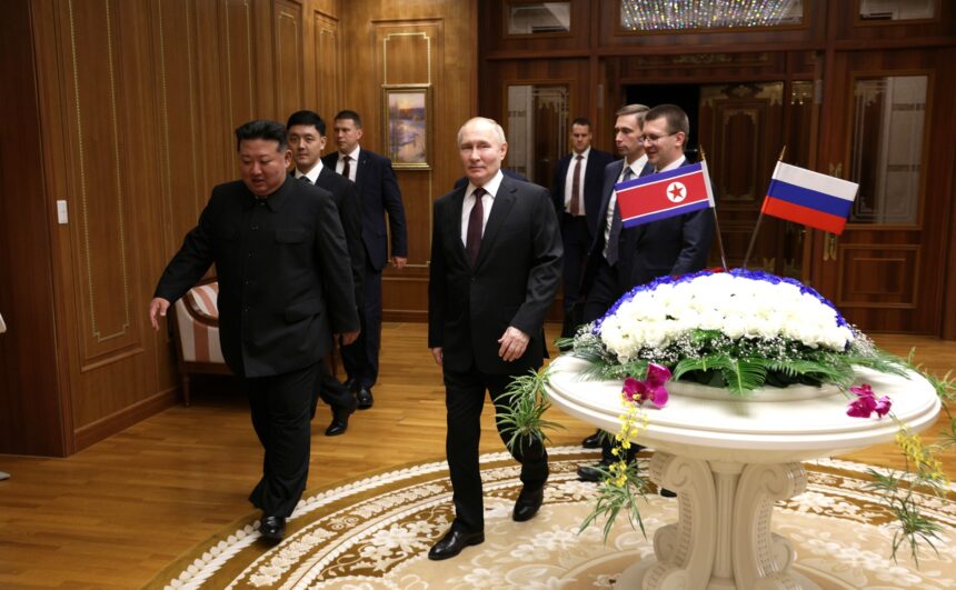 putin spune ca rusia si coreea de nord isi coordoneaza eforturile pentru a asigura securitatea si stabilitatea regionala intr un mesaj transmis catre kim jong un 6a8021e8ca63b