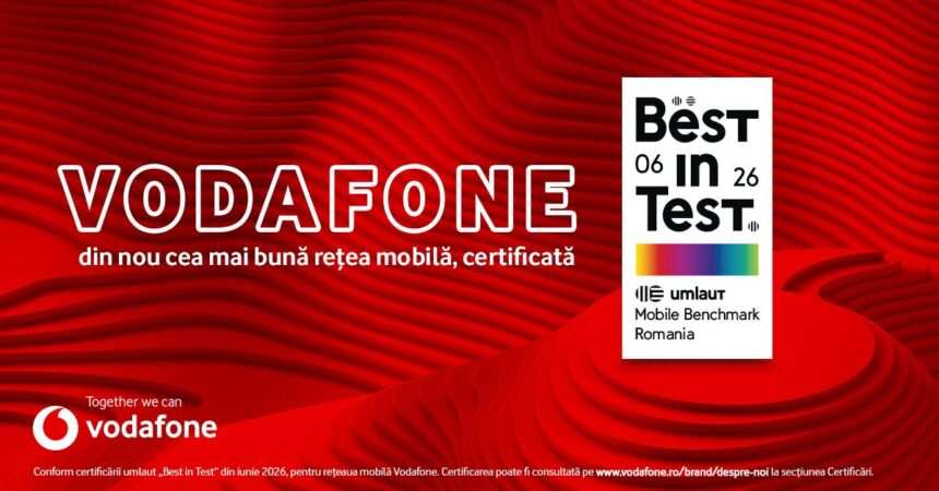 vodafone romania obtine pentru al cincilea an consecutiv certificarea umlaut best in test pentru reteaua sa mobila 6a7c81caf0c1d