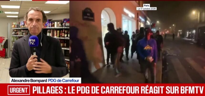 carrefour estimeaza pierderi de zeci de milioane de euro dupa protestele violente din franta 1 500 de comercianti afectati 6ad4c83a81364