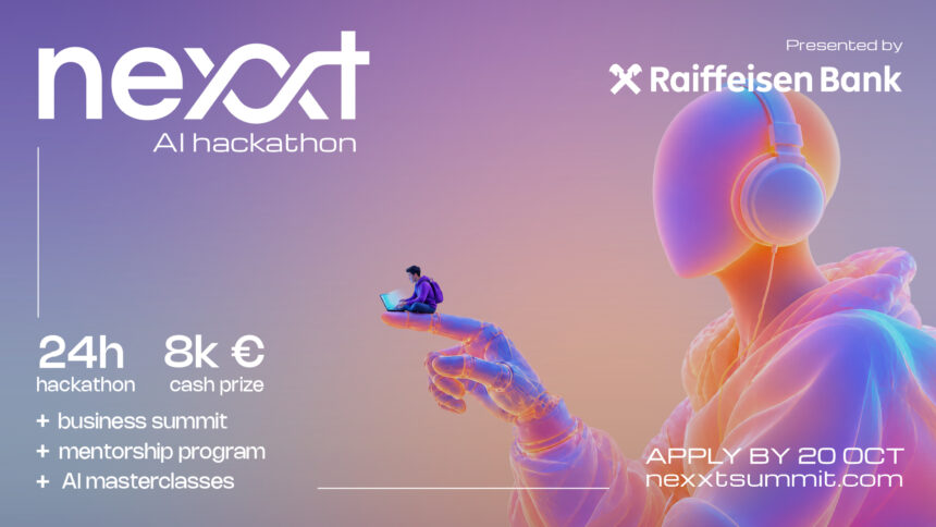 nexxt ai hackathon 2026 peste 50 de echipe construiesc solutii de ai la bucuresti premiile includ 8 000 de euro in numerar si beneficii in natura de 30 000 de euro 6abe269882507