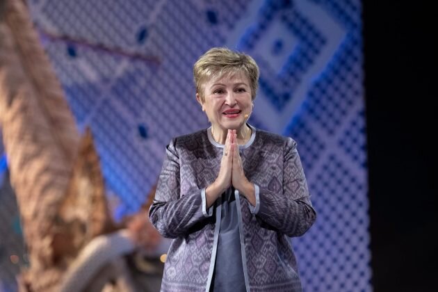 reuniunea anuala a fondului monetar international si bancii mondiale s a incheiat cu un amestec de optimism si ingrijorare sutine sefa fmi kristalina georgieva 6ad35b32941fb